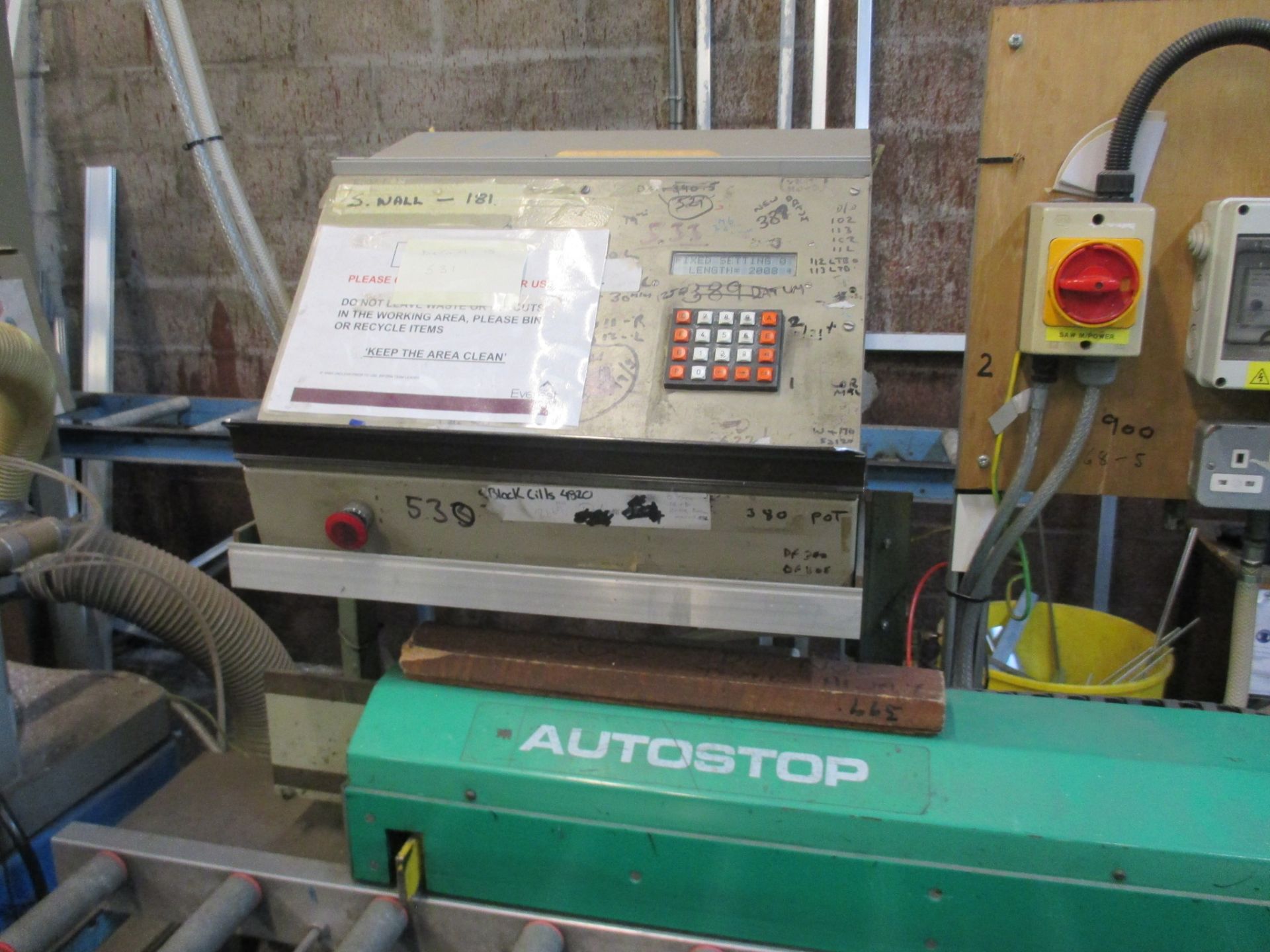 1: Pertici, Univer 45, Upstroke Saw With Roller Infeed, Autostop Roller Outfeed And DCE UMA 154 G5 D - Image 3 of 7