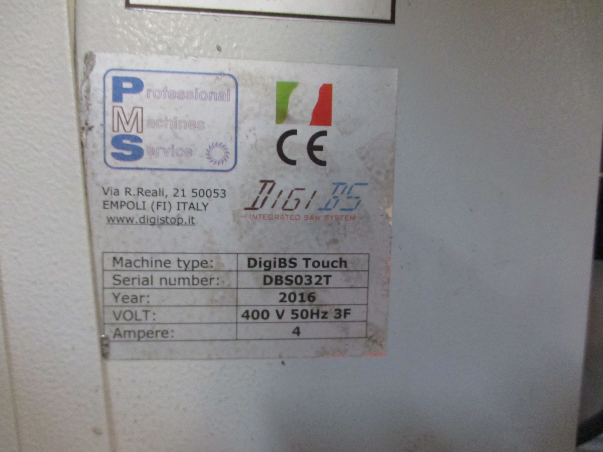 1: Digi Stop, Digi BS Touch DigiBAR, Upcut Bead Saw With Measuring Gauge, Serial Number: DBS032T 05 - Image 3 of 4