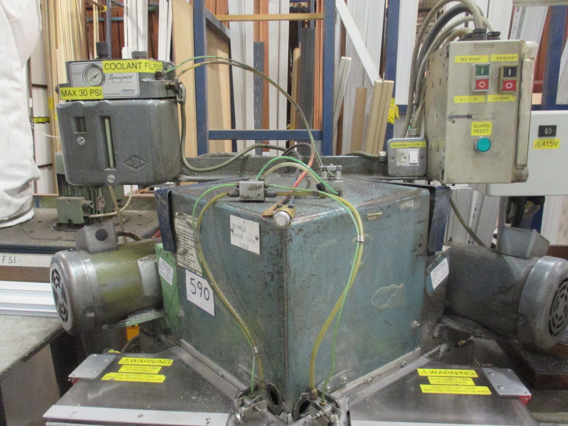 1: CTD, Double Mitre Saw, with Swarf Extraction, Serial Number: 762 - Image 3 of 3