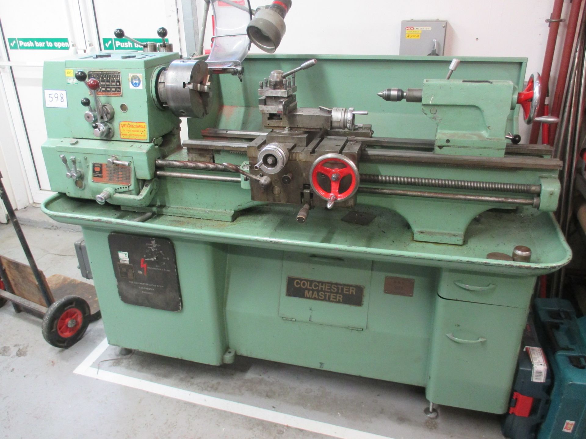 1: Colchester, Master 61, Lathe, Serial Number: F3/73747