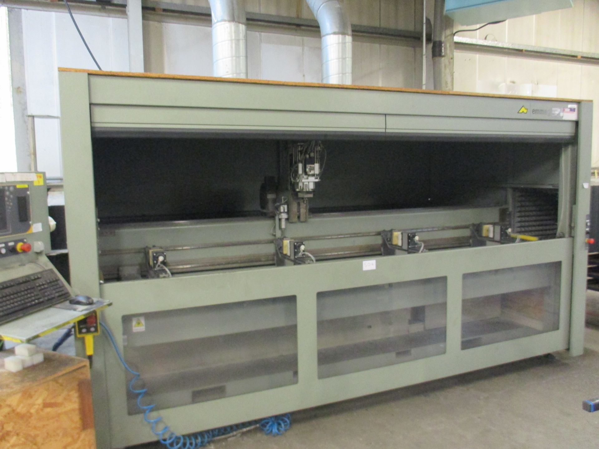 1: Emmegi, Phantomatic T4A, CNC Profile Milling Machine (3.6m) With Isac Sab 2001 Controls, 6-Statio