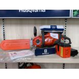 1: Husqvarna 120i, Chainsaw with Battery & Charger. Serial Number: 20222100723. Year of Manufacture