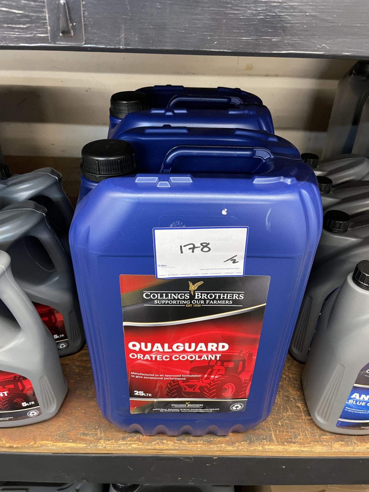 2: 25L Collings Brothers Qualguard Coolant As Lotted