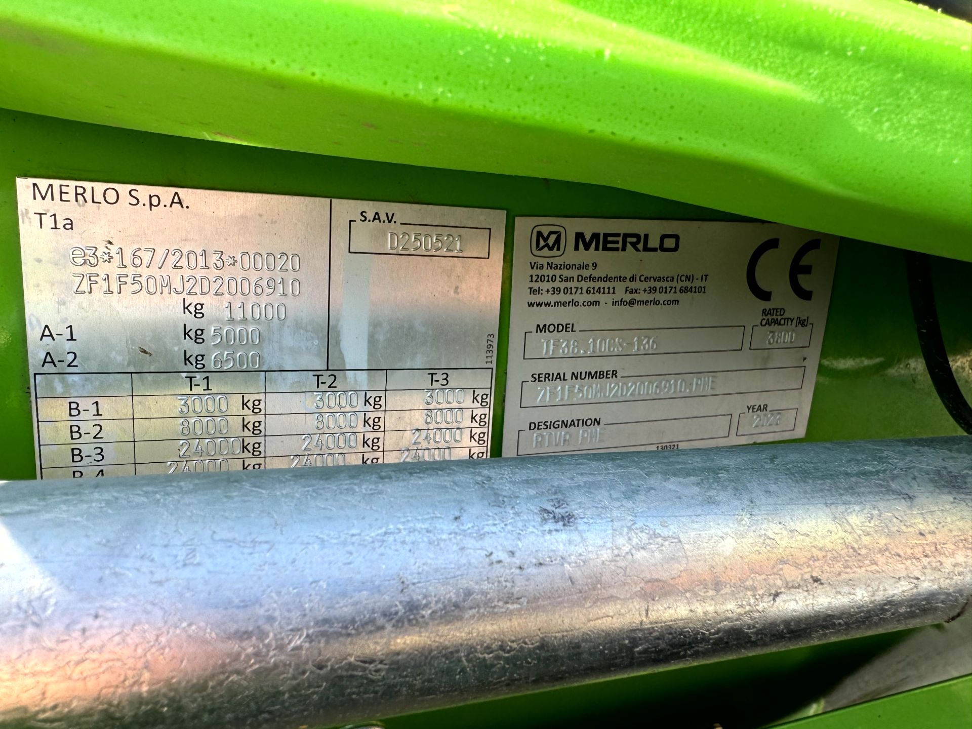 1: Merlo TF38.10, Turbo Farmer Telehandler CS 136 Rear PUH - Image 10 of 15