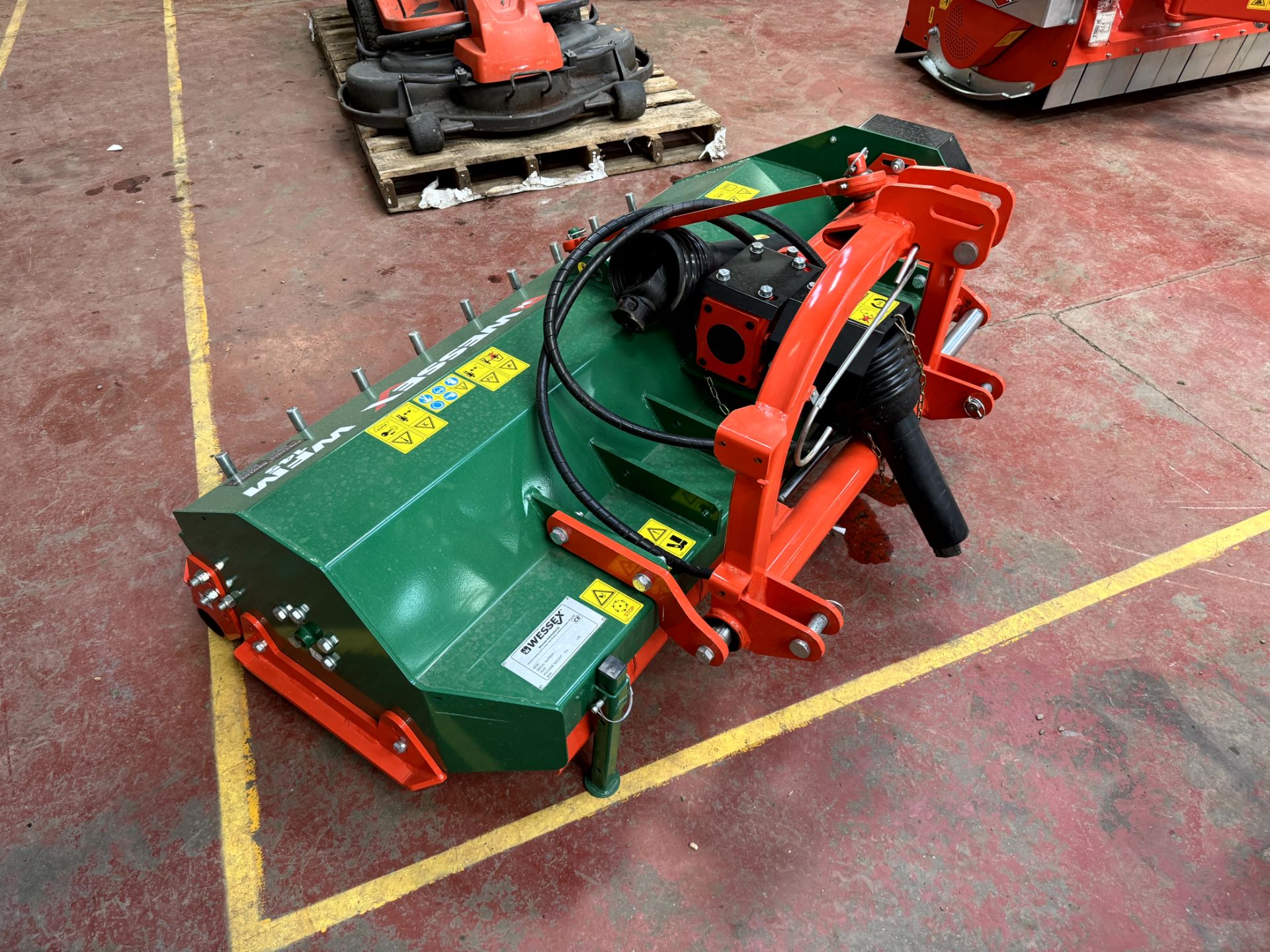 1: Wessex WFM145, Flail Mower With Hydraulic Side Shift, Serial Number: ABCC120103634, Year of Manuf - Image 2 of 4