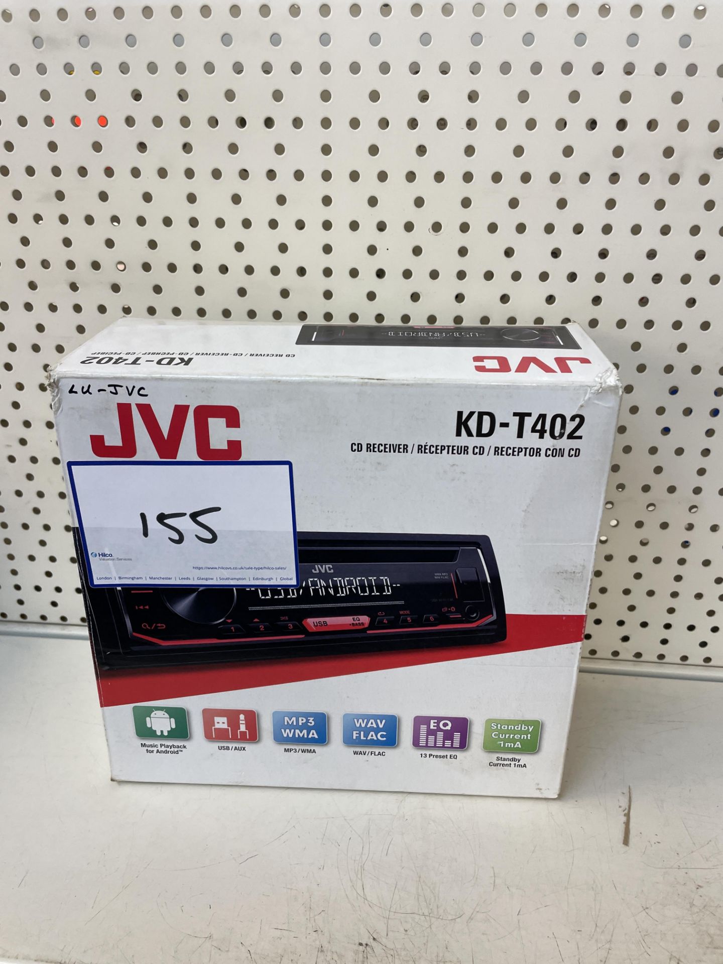 1: JVC KD-T402 CD Receiver