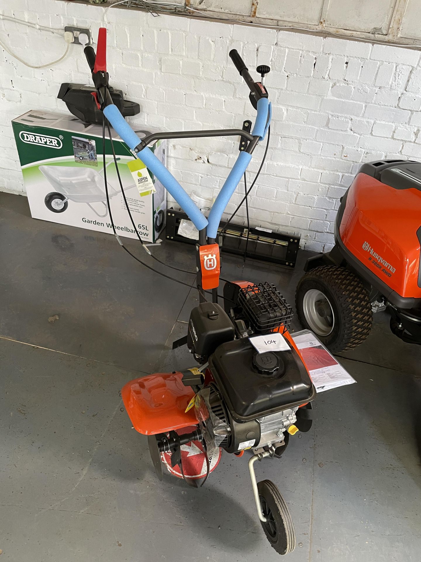 1: Husqvarna TF325 Engine Powered Cultivator Serial No 2205300688 with Briggs and Stratton CR950, 20