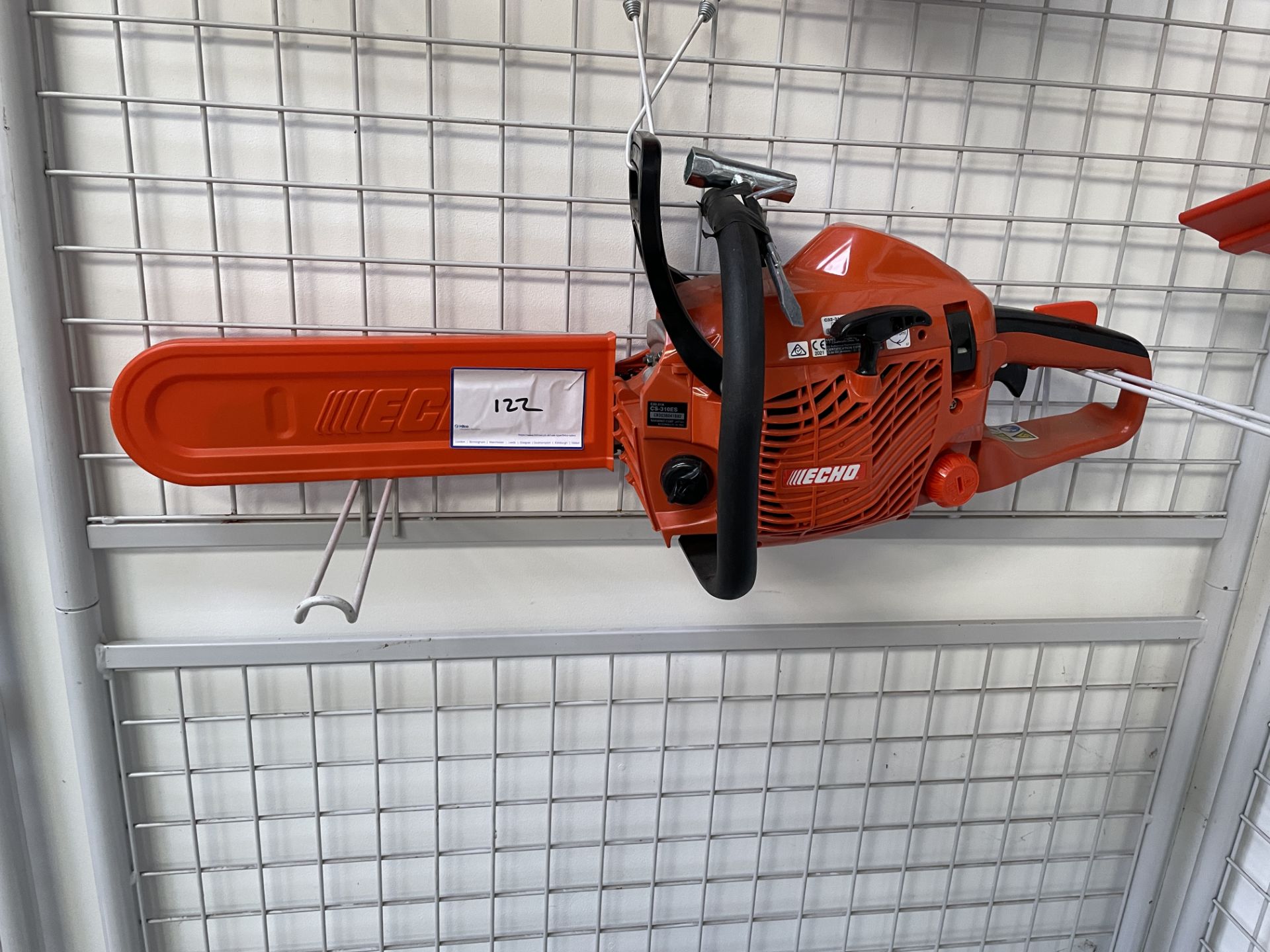1: Echo CS-310ES, Petrol Driven Chainsaw Strimmer. Serial Number: SHA3/PV-0187. Year of Manufacture