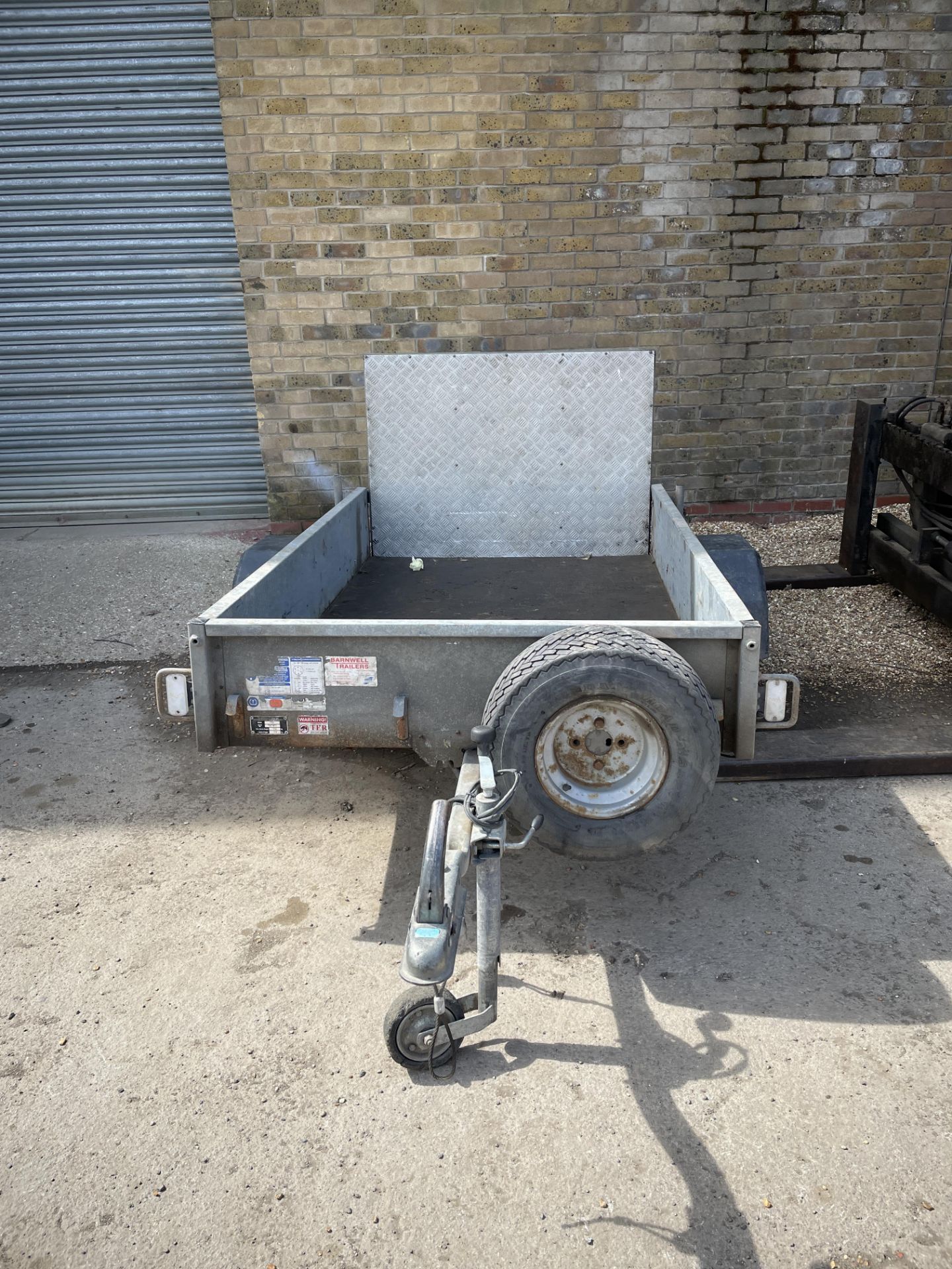 1: Ifor Williams P6e Approx 1.3m x 2.6m Single Axle Trailer Plate No. 752/7072 with 750kg Max Gross