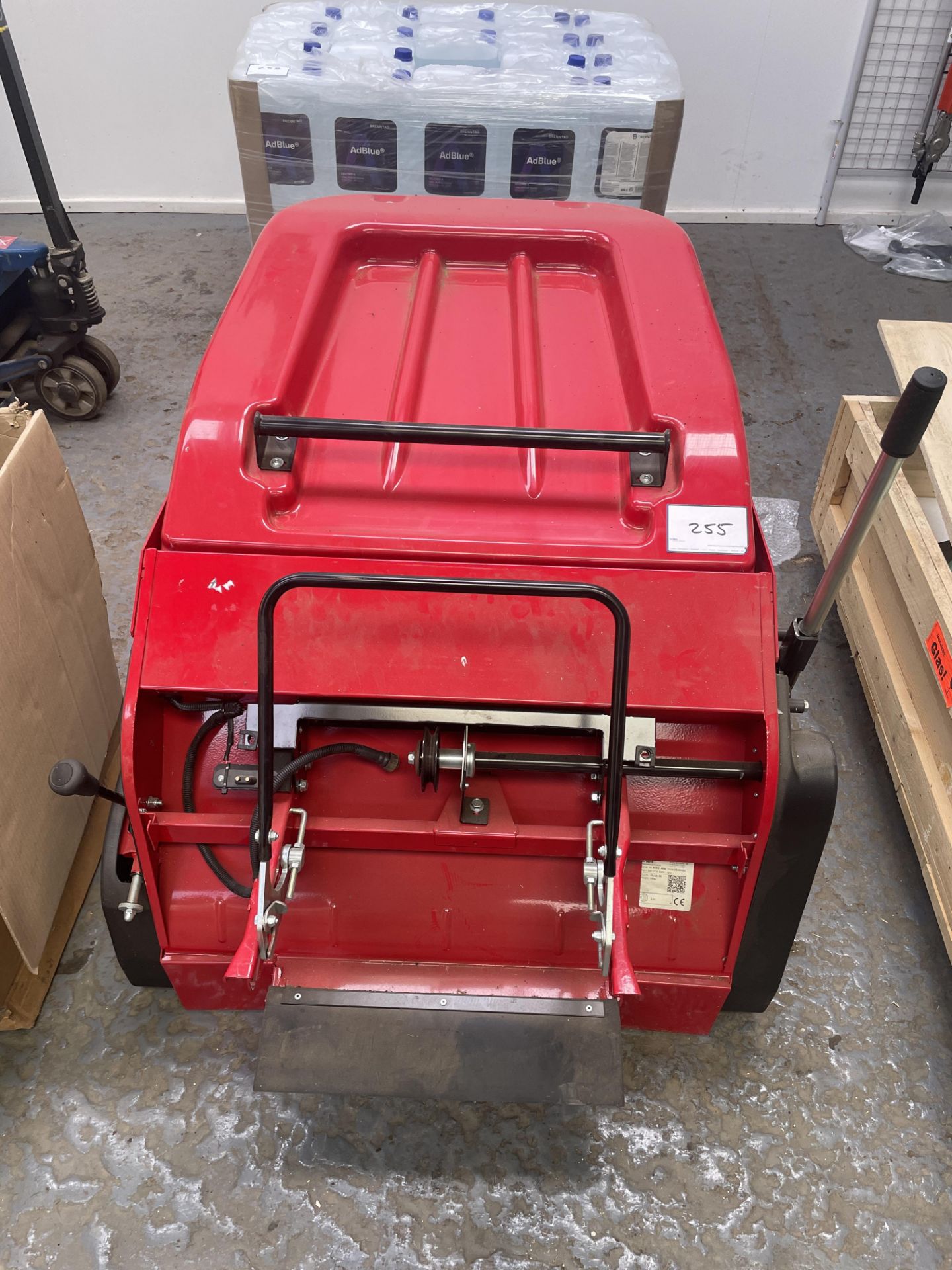 1: Countax Rear Sweeper & Collection Box 300L. Model 30100021. Date of Manufacture 15/10/20. Seria