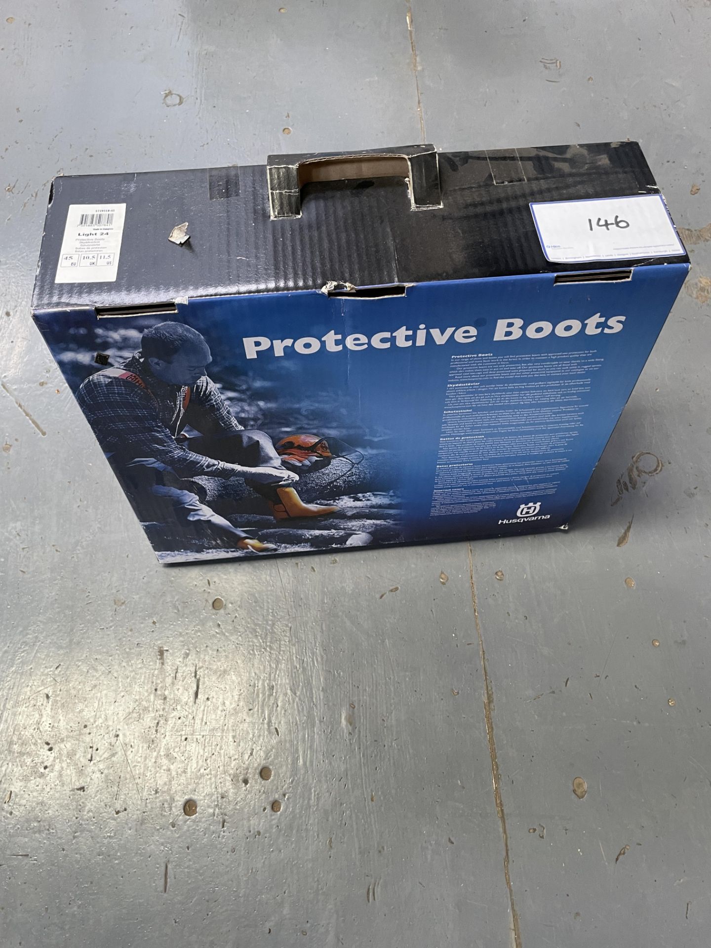 1: Husqvarna Light 24 Size 10.5 UK Protective Boots