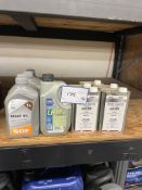4: 1L SDF Brake Oil, 1: 1L Granville LHM Plus, 5: 946ml Iron Gard Algae Enemy As Lotted