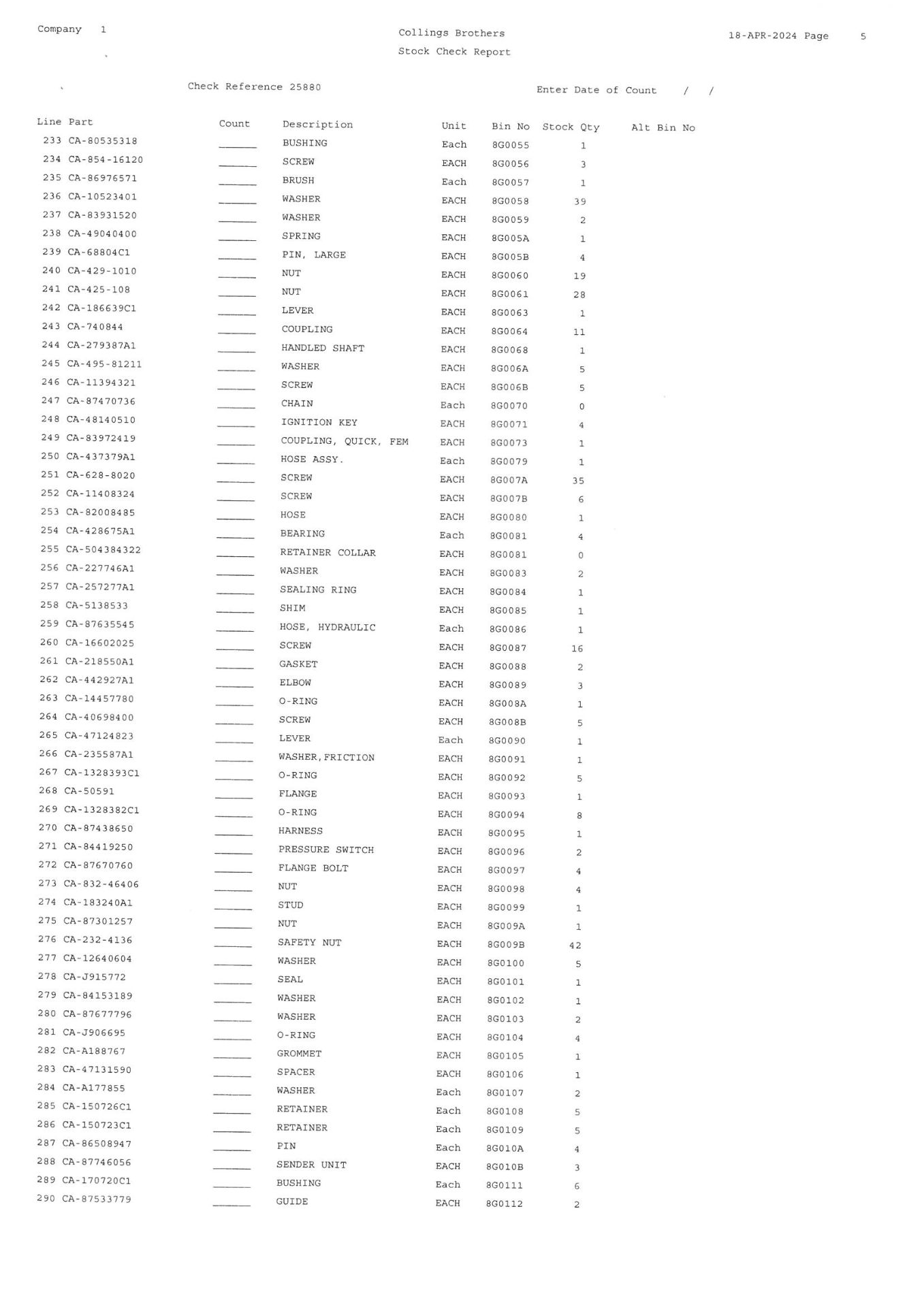 Contents of 7 Racks to Include a Large Quantity of Case Small Parts, Bearings, Spacers, Snap Rings, - Image 7 of 12