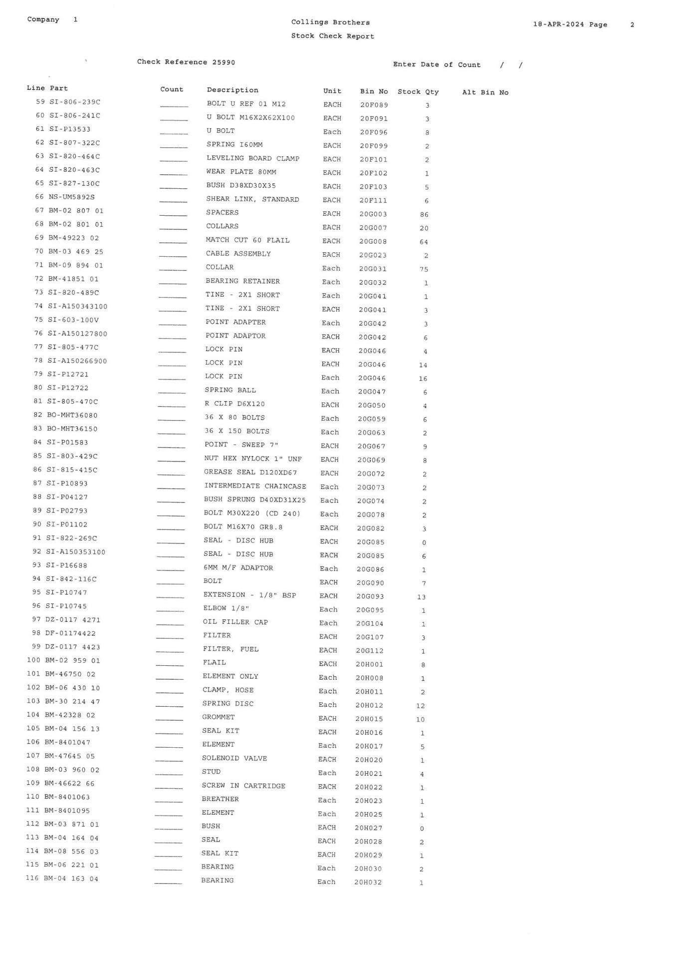 Contents of Miscellaneous Simba, Deutz-Fahr, Bomford Turner Filters, Mower Parts, Hedge Topper Parts - Image 4 of 6