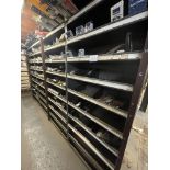 4 Racks of Husqvarna Mower & Saw Parts As Lotted (Please See Listing for Contents of Lot 319 in Phot