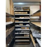 1: Rack & 2: Shelving Units of Various Case Large Parts, Filters As Lotted. (Please See Listing for