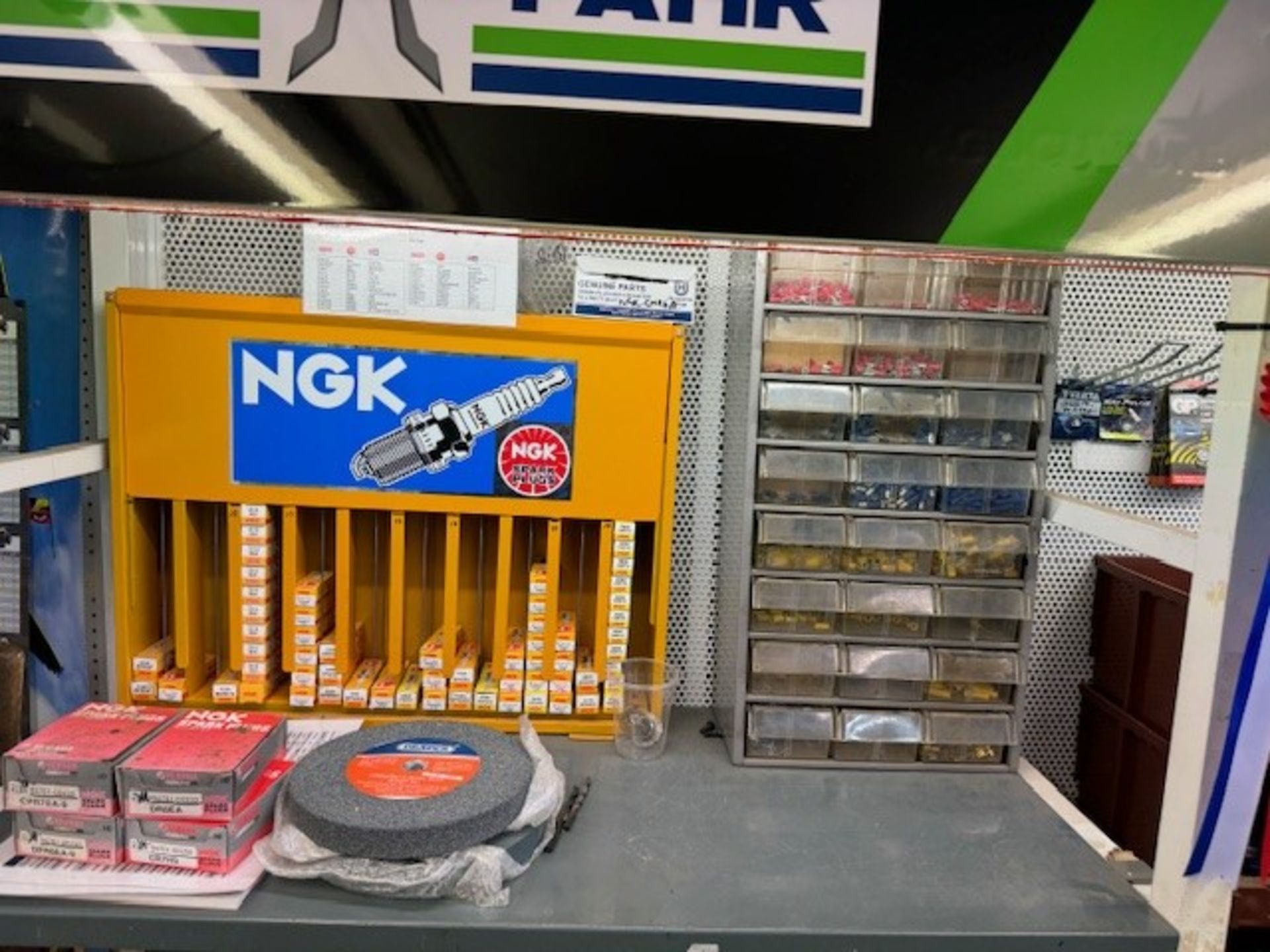 2: Shop Display Units & Contents to Include NAK Spark Plugs & Display, Poldi HSS Drill Bits & Displa - Image 2 of 4