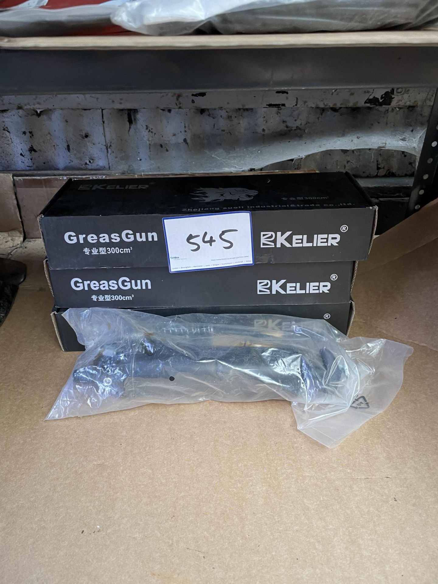 4: Various Kelier Grease Guns As Lotted (Boxed)