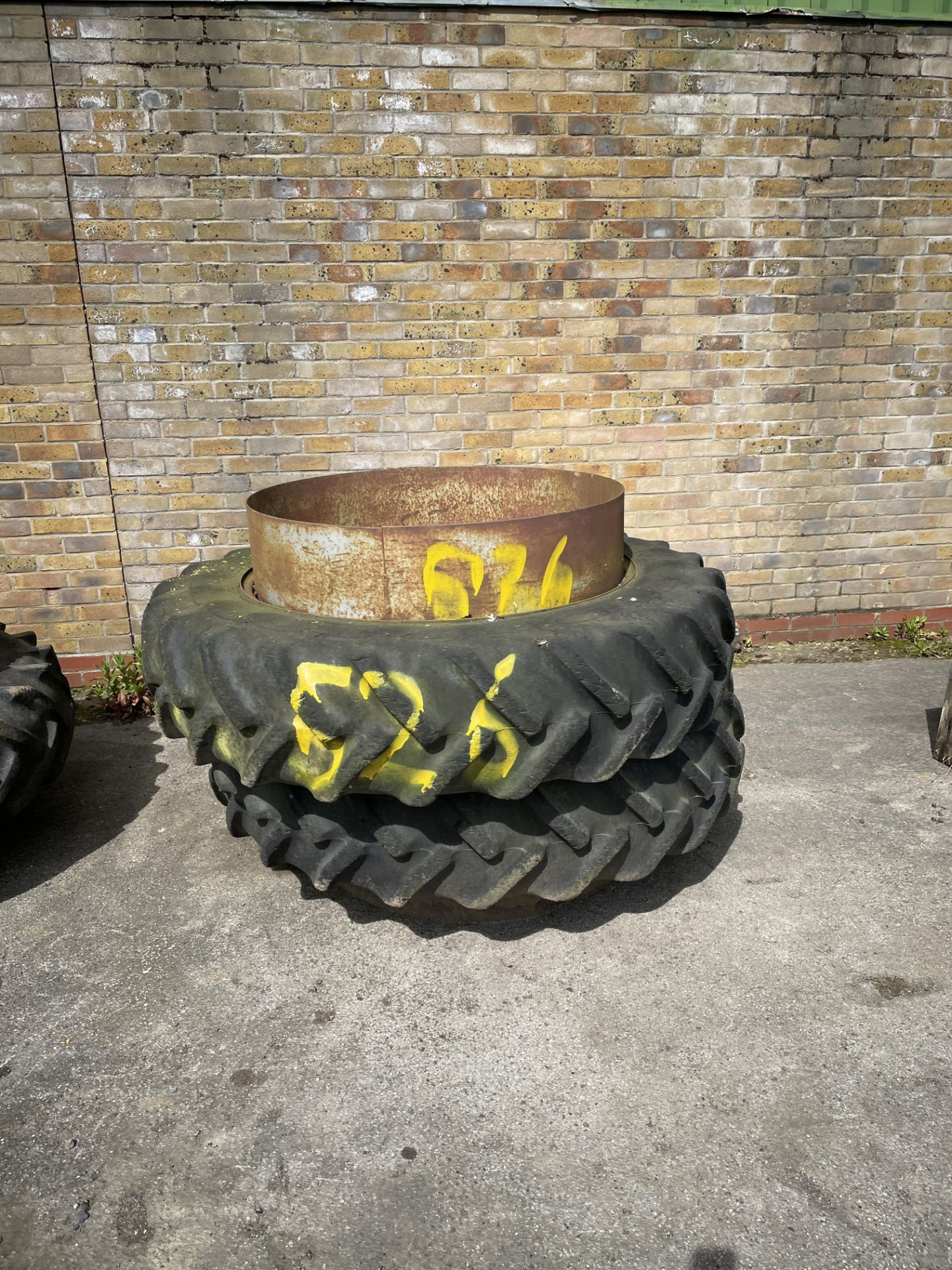 4: Various Tractor Wheels Fitted with Used Tyres As Lotted - Image 2 of 2