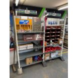 2: Shop Display Units & Contents to Include NAK Spark Plugs & Display, Poldi HSS Drill Bits & Displa