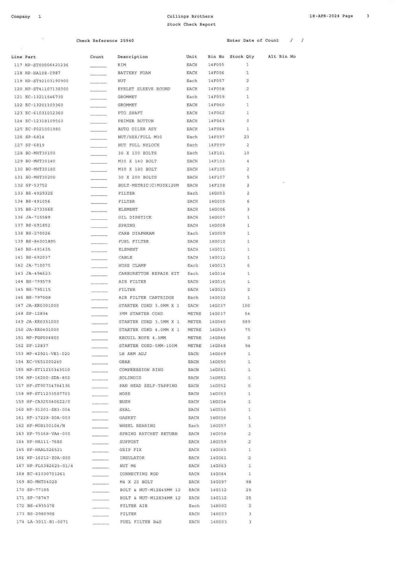 Contents of 4 Racks to Include Various Briggs & Stratton, Hayter & Cub Cadet Mower Parts As Lotted. - Image 4 of 6