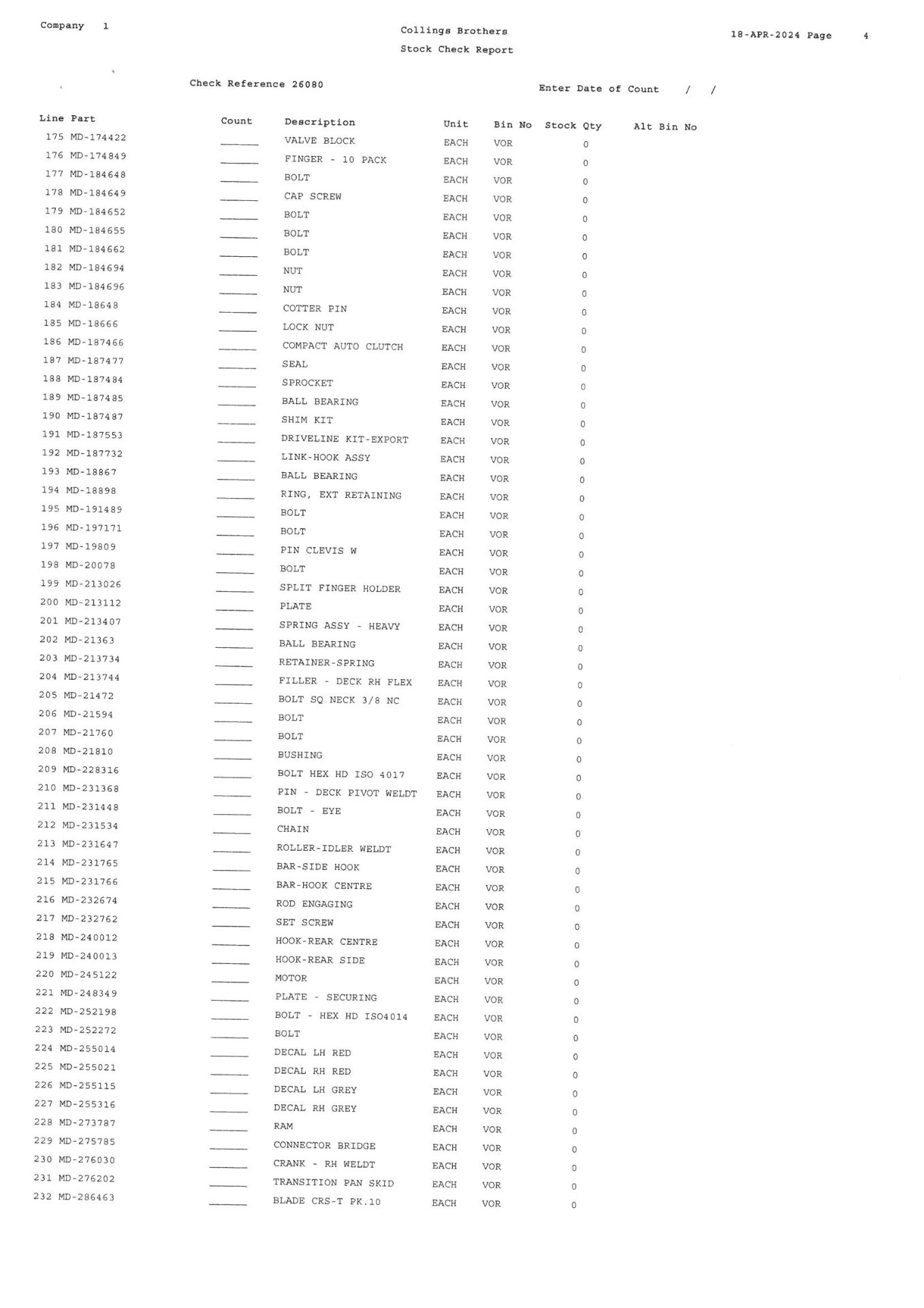 1: Rack & 2: Shelving Units of MacDon Various Header Parts As Lotted. (Please See Listing for Conten - Image 10 of 12