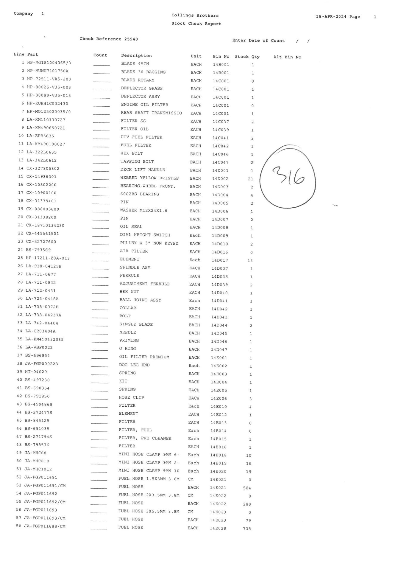 Contents of 4 Racks to Include Various Briggs & Stratton, Hayter & Cub Cadet Mower Parts As Lotted. - Image 2 of 6