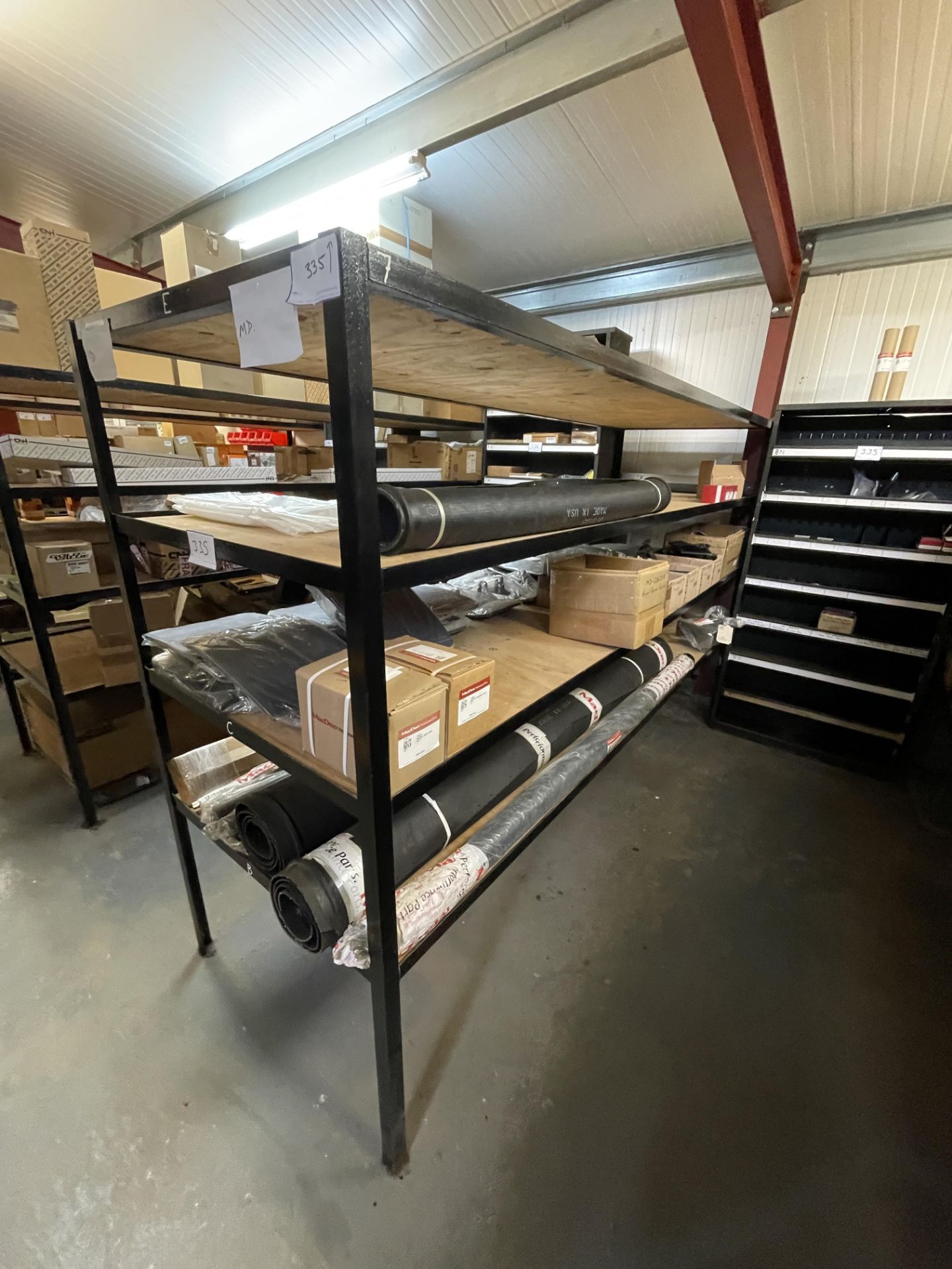 1: Rack & 2: Shelving Units of MacDon Various Header Parts As Lotted. (Please See Listing for Conten - Image 3 of 12