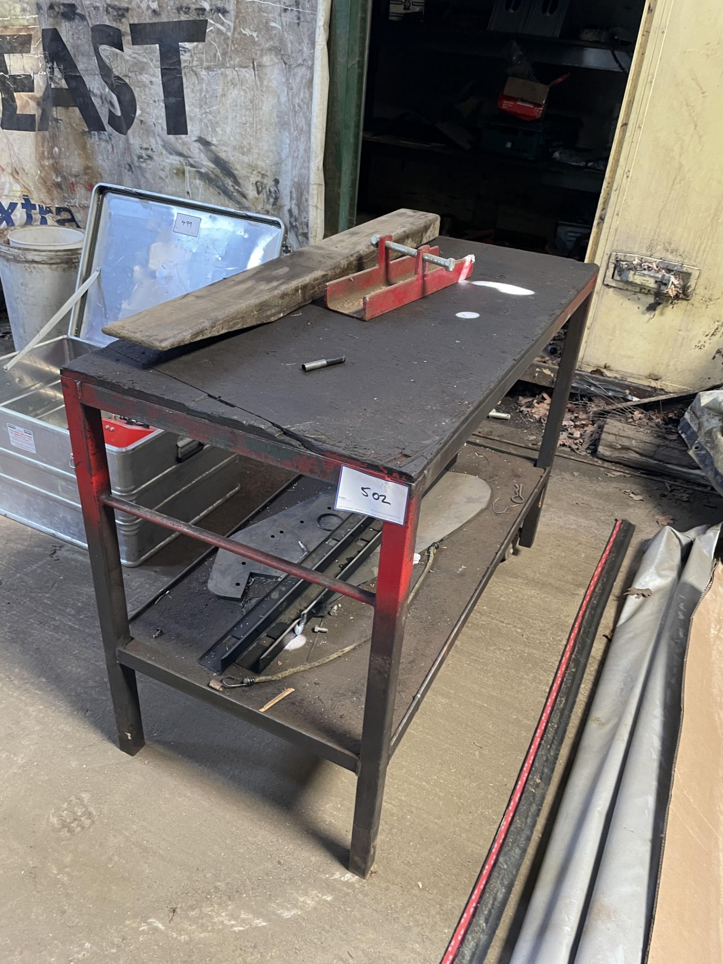 1: Mobile Steel Work Bench