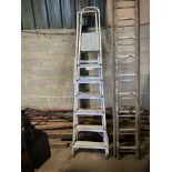 2: A Frame Step Ladders As Lotted
