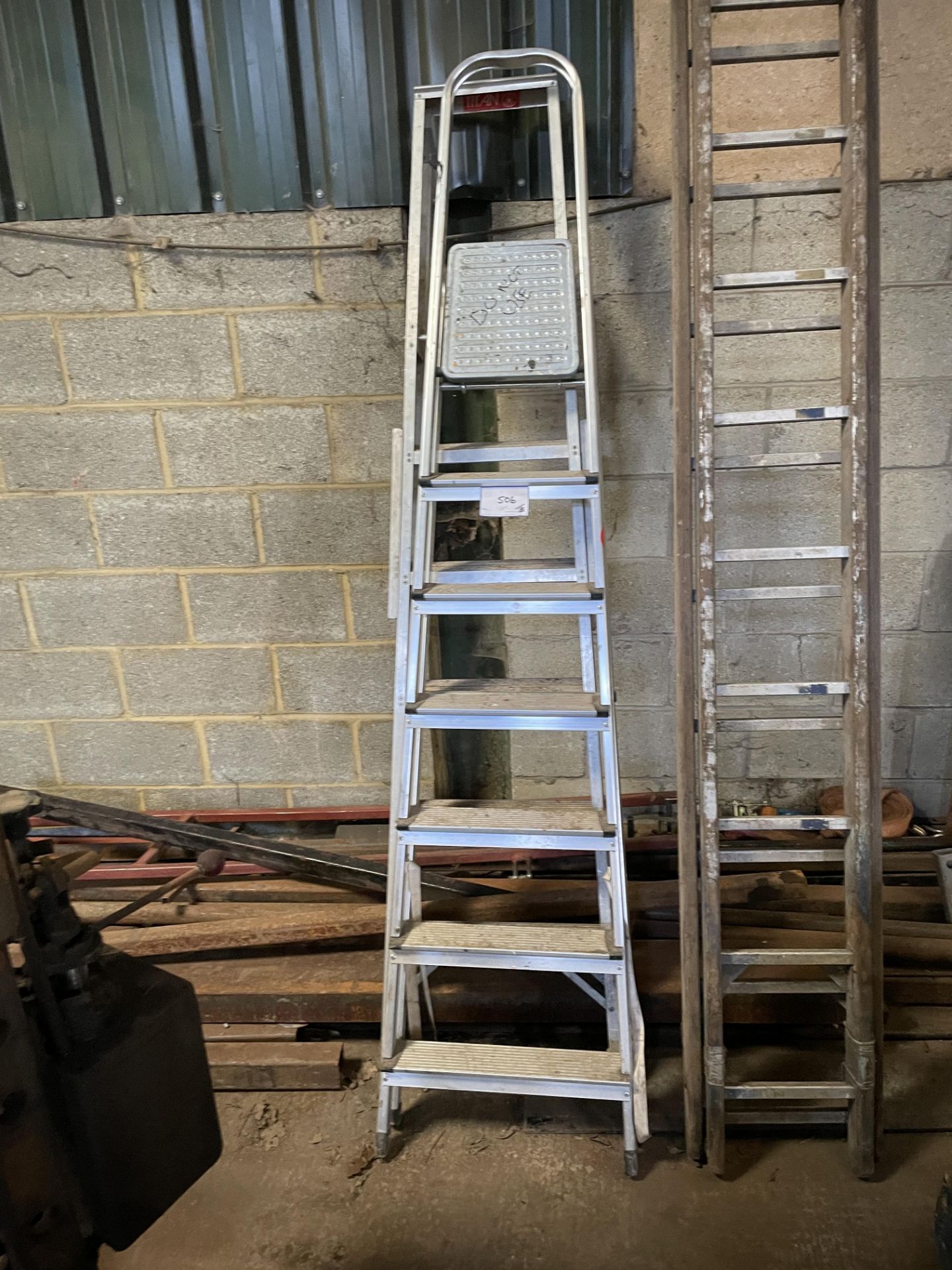 2: A Frame Step Ladders As Lotted