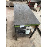 1: Mobile Work Bench. 120cm (L) x 61cm (W) x 92cm (H)