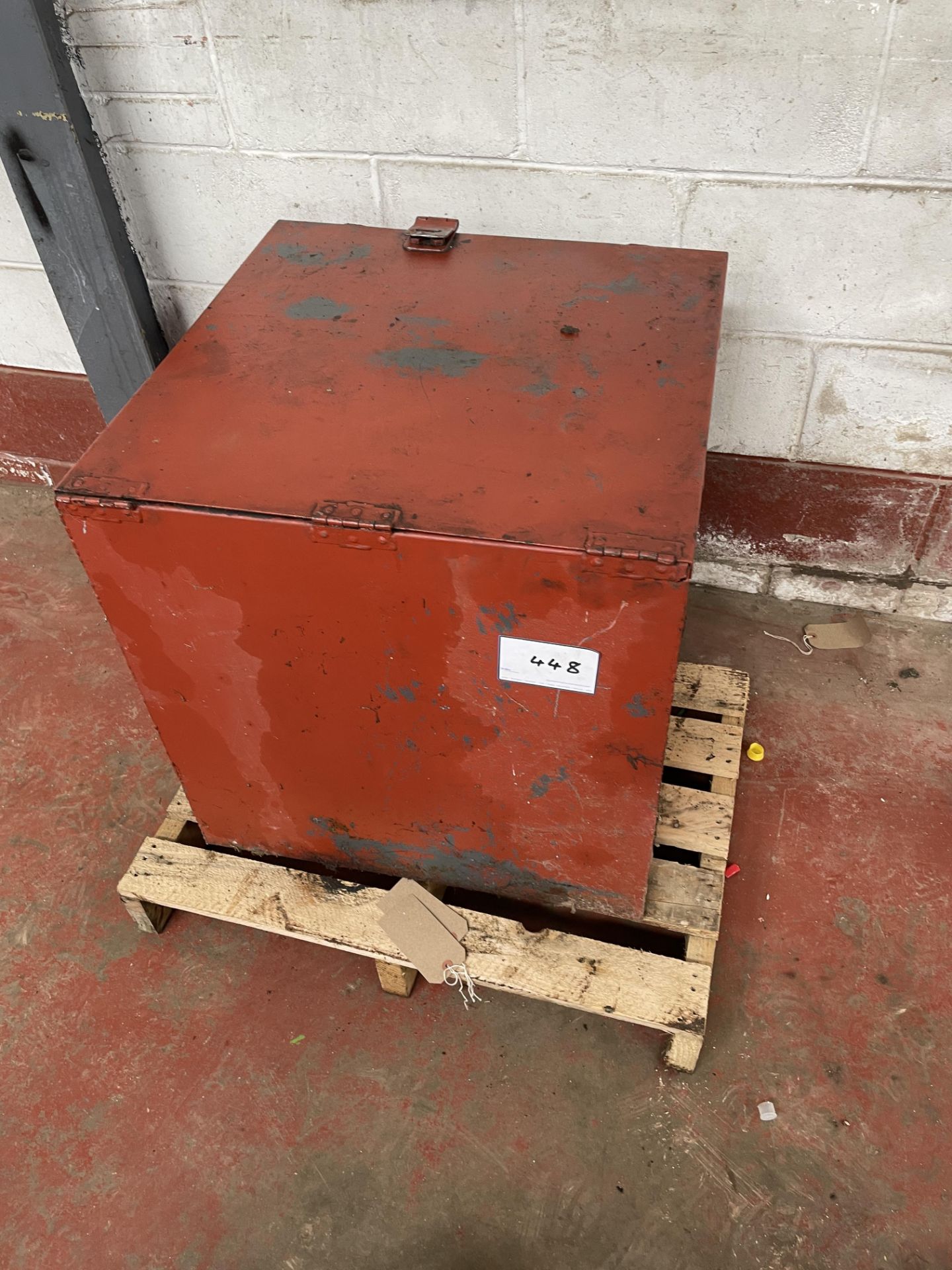 1: Purpose Built Steel Lockable Box