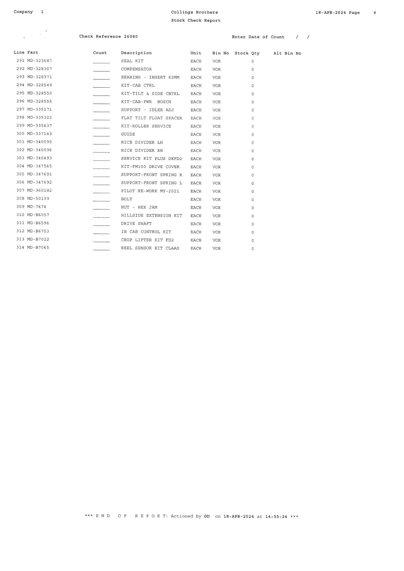 1: Rack & 2: Shelving Units of MacDon Various Header Parts As Lotted. (Please See Listing for Conten - Image 12 of 12