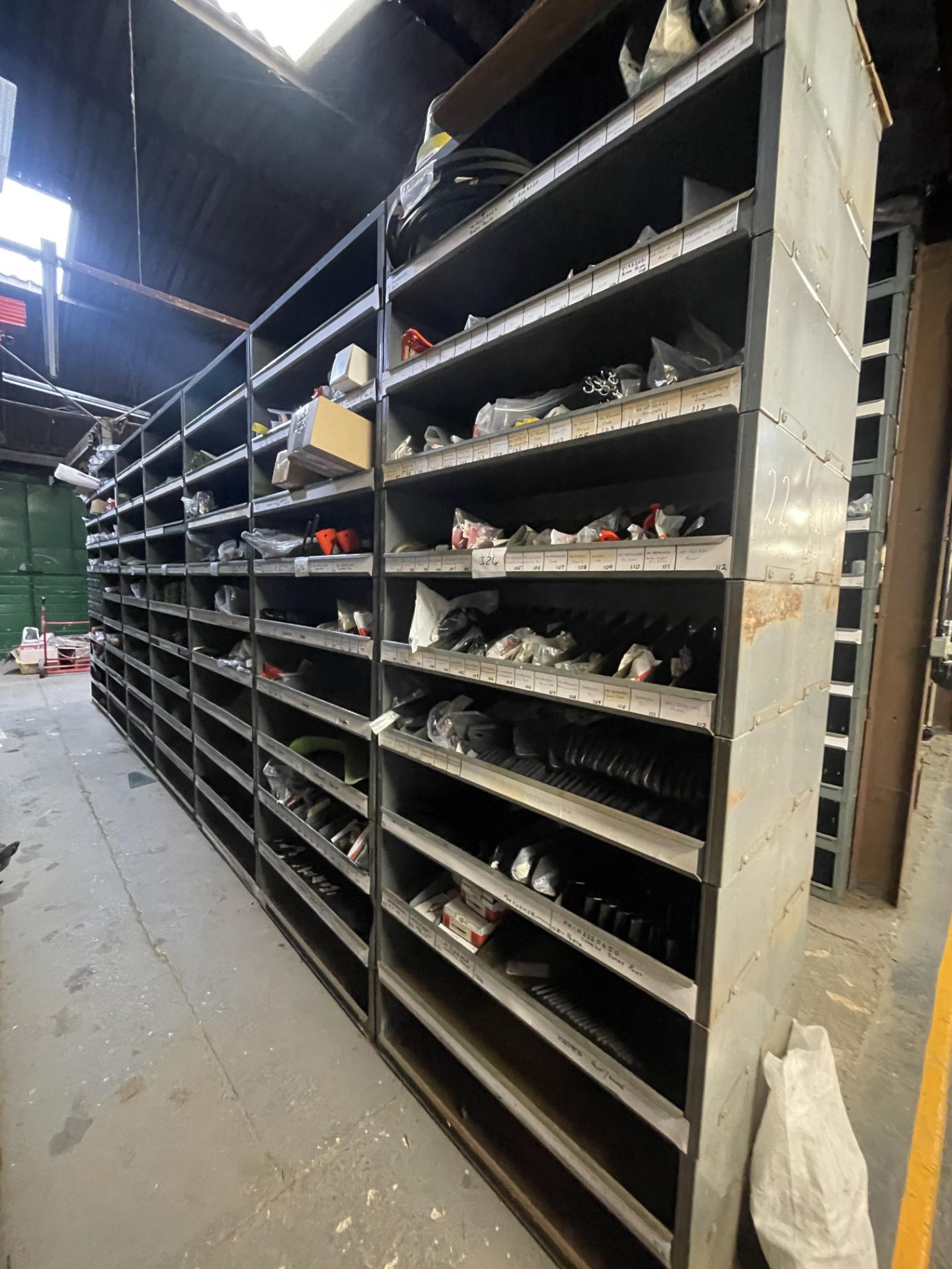 14 Racks of Kuhn & Dowesdwell Parts As Lotted. (Please See Listing for Contents of Lot 324 in Photo - Image 3 of 18