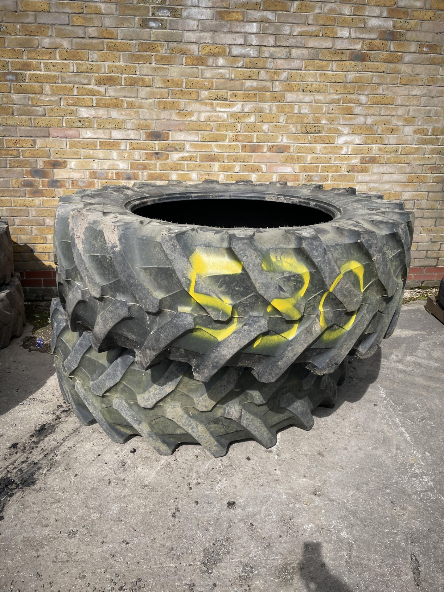 2: Used Trelleborg TM700 Tyres, 580 / 70 R42 As Lotted