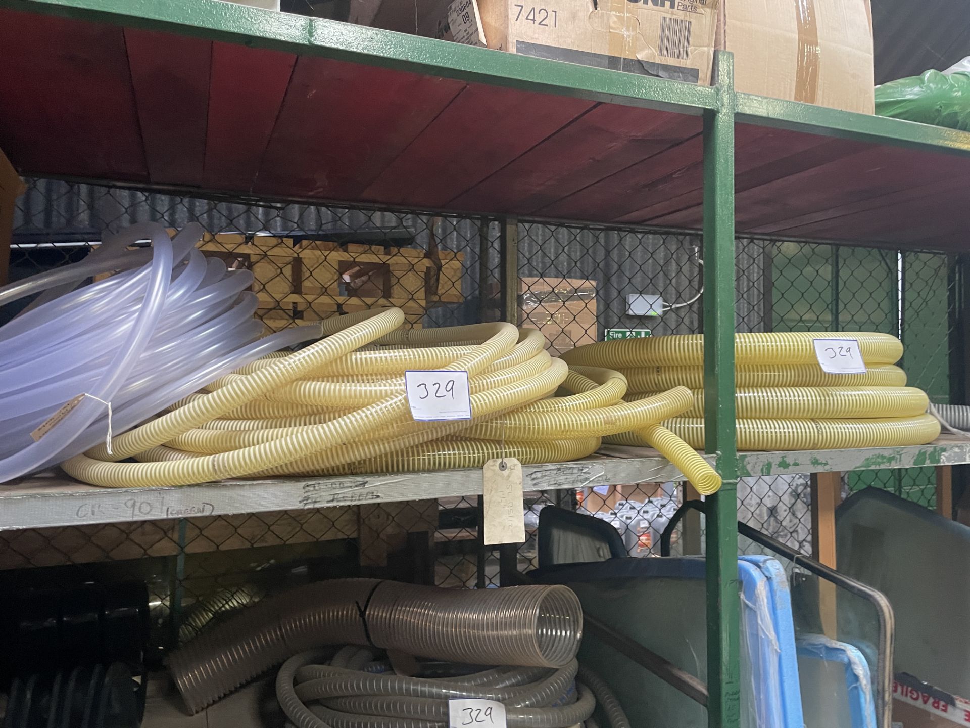Quantity of Various Ribbed Seed Hose Pipes As Lotted.