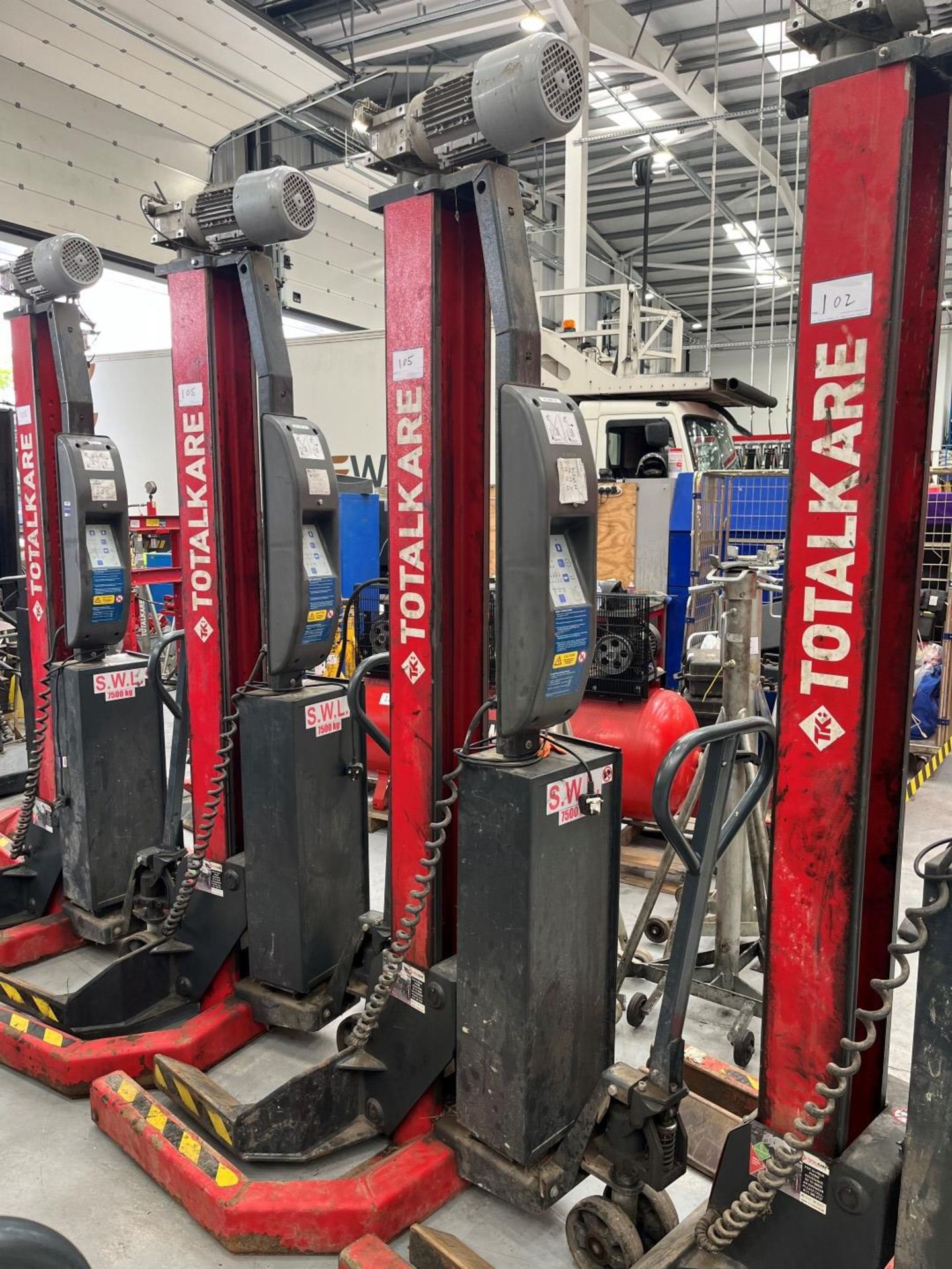 Set of 4 Totalkare Electric Column Lifts - Image 3 of 8