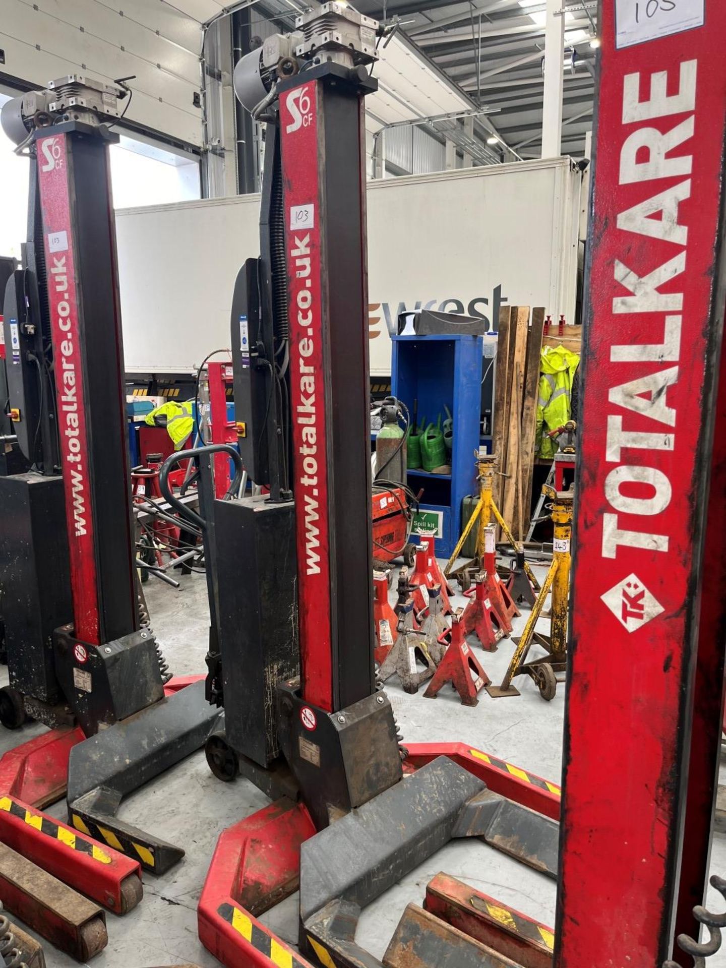 Set of 4 Totalkare Electric Column Lifts - Image 3 of 8