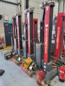 Set of 4 Totalkare Electric Column Lifts