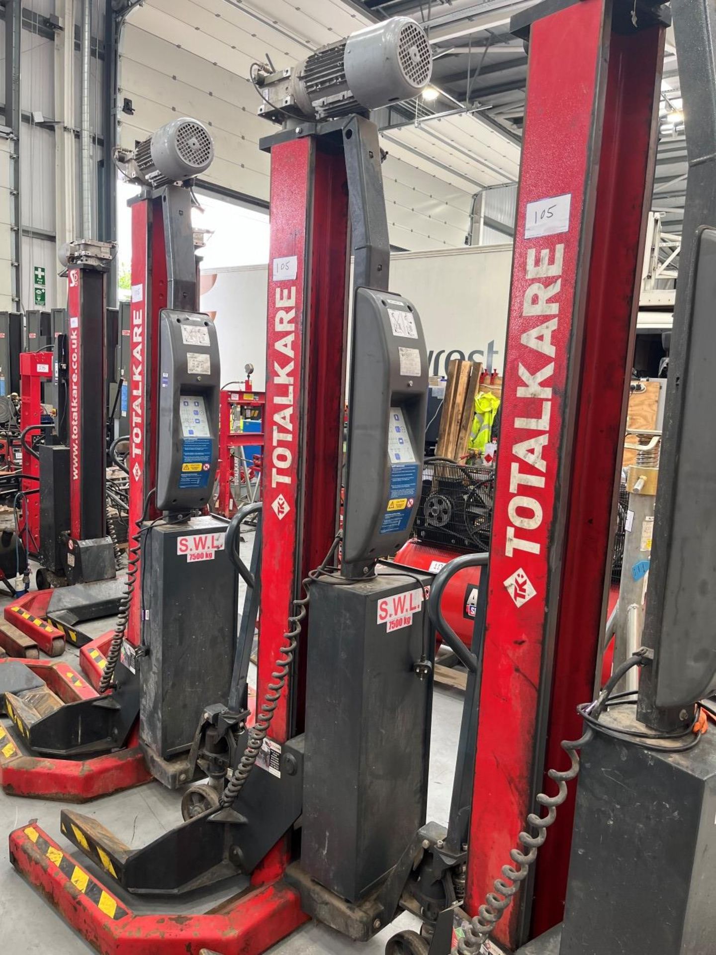 Set of 4 Totalkare Electric Column Lifts - Image 5 of 8