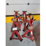 Set of 9 Axle Stands - Various Sizes