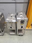 (2) Mobile Material Bins As Lotted