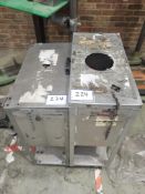 (2) Mobile Material Bins As Lotted