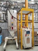 Moretto SX205 Dryer, Serial Number: 08-05799 with PIOVAN VP Hopper loader, Serial Number: 8AL 8264 a