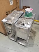 (2) Mobile Material Bins As Lotted
