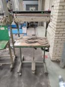 Sealmaster 620 Electric Bag Sealer, Serial Number: 001314135 in Mobile Trolley Stand