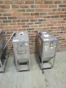 (2) Mobile Material Bins As Lotted