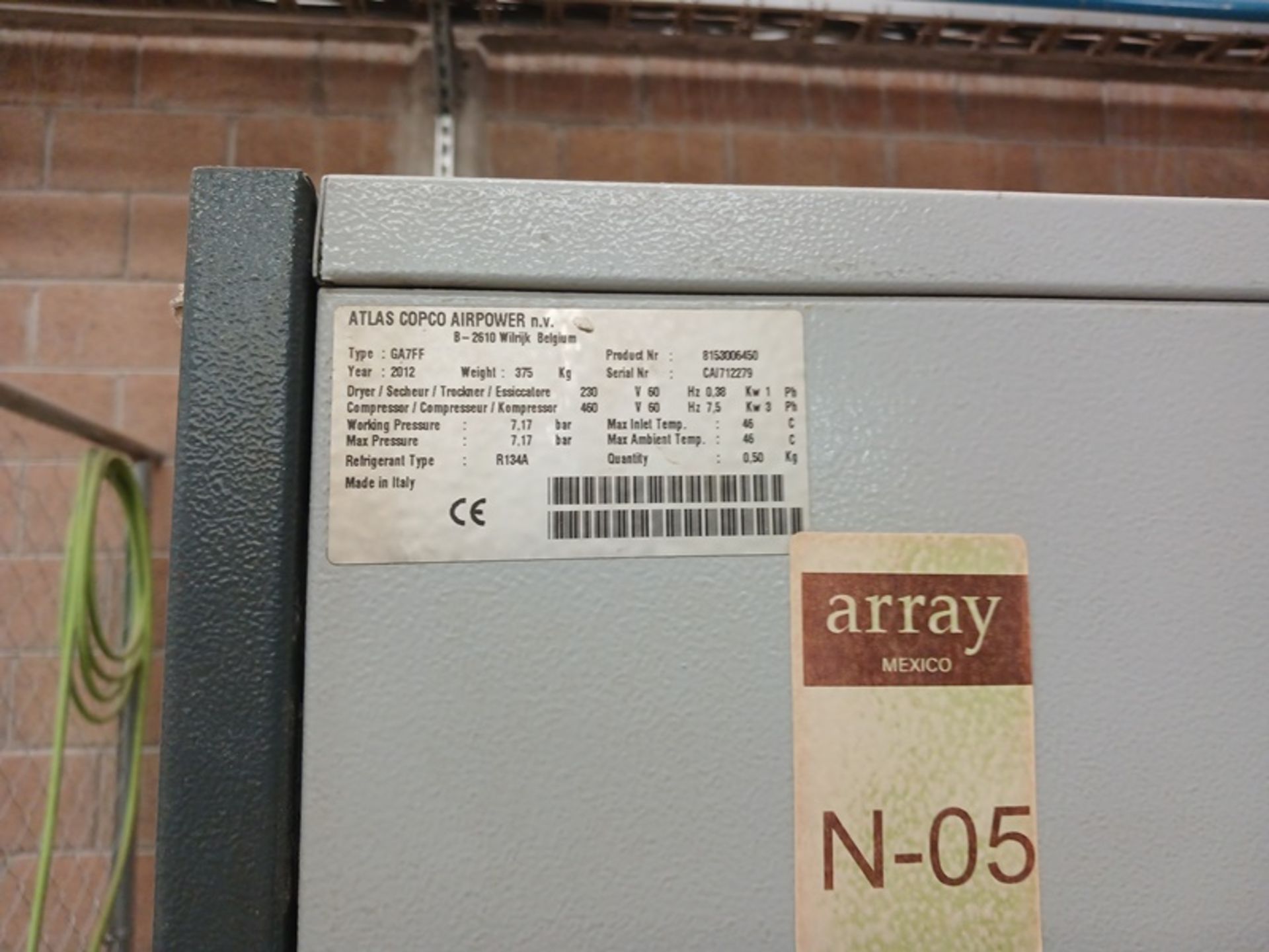 AIR COMPRESSOR - Image 6 of 6