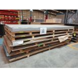 LOT OF APPROXIMATELY (80) PCS OF ALUMINUM AND STAINLESS STEEL SHEETS AND PLATES